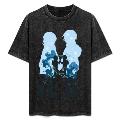 Erased: Characters Silhouette - Satoru Fujinuma x Kayo Hinazuki - Animangapoi Fanart T-Shirt