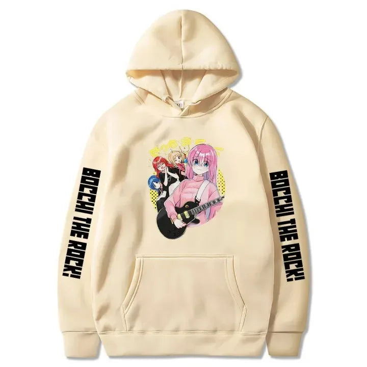 Bocchi The Rock: Oversized Unisex Anime Lover  hoodies personality Clothes hot product high quality sweatshirt Sports Graphic top