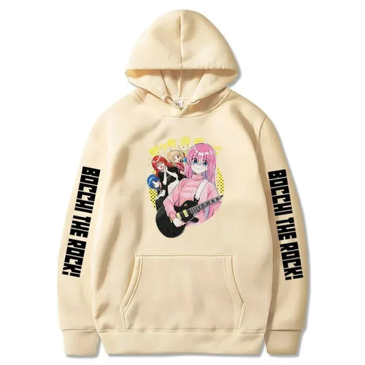 Bocchi The Rock: Oversized Unisex Anime Lover  hoodies personality Clothes hot product high quality sweatshirt Sports Graphic top