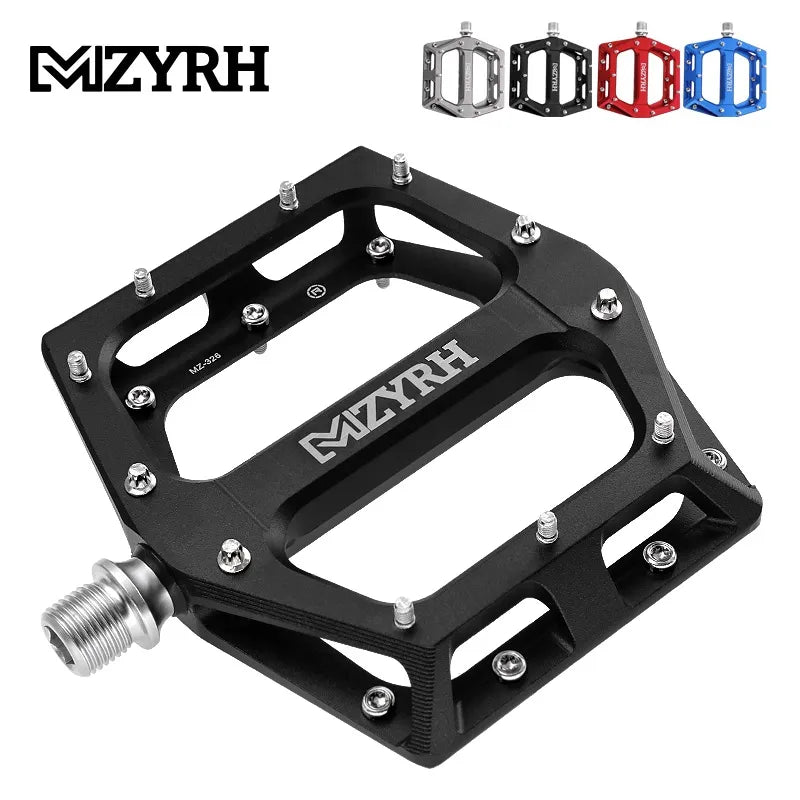 Yowamushi Pedal: MZYRH  Bike Pedals MTB Pedal Aluminum Bicycle Wide Platform Flat Pedals 9/16"  Sealed Bearing Bicycle Pedals