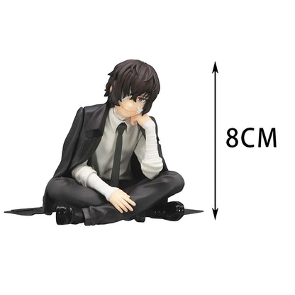 Bungo Stray Dogs:  7-22cm Dazai Osamu Noodles Press Figure Japanese Cartoon Figurines Collection Cute Toys