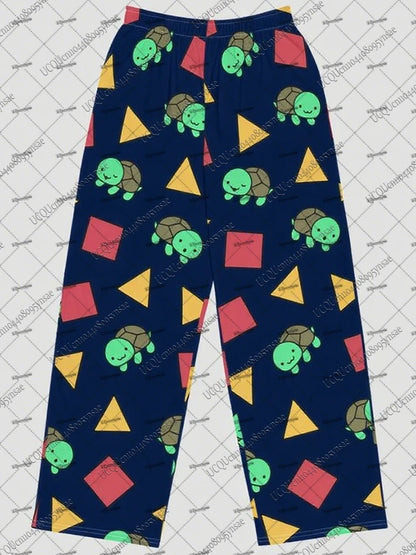 KPop Demon Hunters Zoeyh Same Style Choo Pajamas Pants Hot Sale KPop Demon Hunters Long Pants For Men Women's Pajamas Trousers