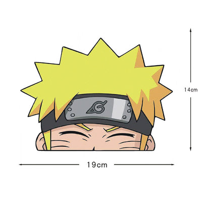 Naruto Peek Sticker Diffuse Sticker Paper Sasuke Car Sticker Waterproof Laptop Window PVC Anime Sticker