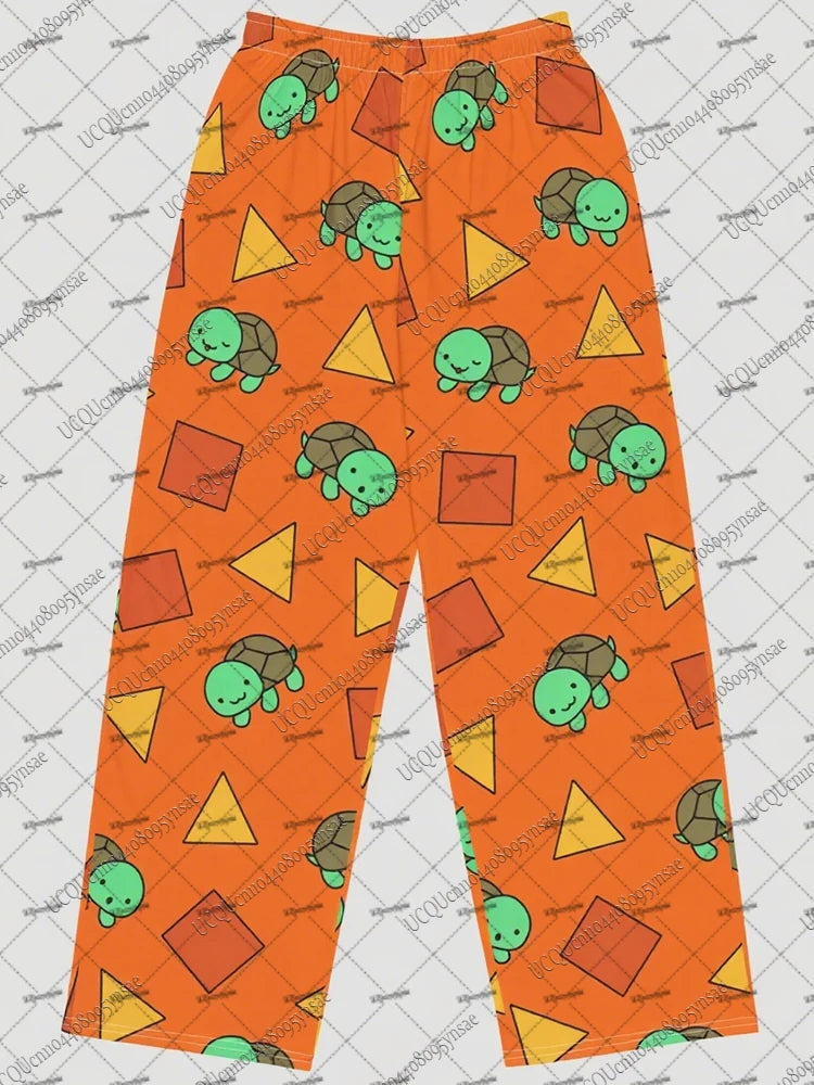 KPop Demon Hunters Zoeyh Same Style Choo Pajamas Pants Hot Sale KPop Demon Hunters Long Pants For Men Women's Pajamas Trousers