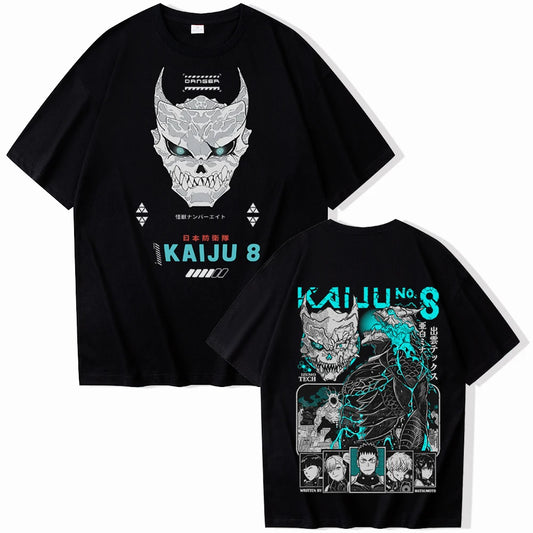 Kaiju No 8: T-shirts Harajuku O-neck Men Women Popular Summer Fashion T-sirts Casual Shirts Comfortable  Short Sleeves