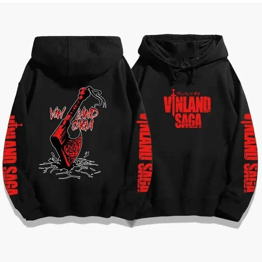 Vinland Saga: Hoodie Oversized Unisex Vintage Loose Retro Fashion high quality Minimalism Print top sweatshirt Sports Couples top