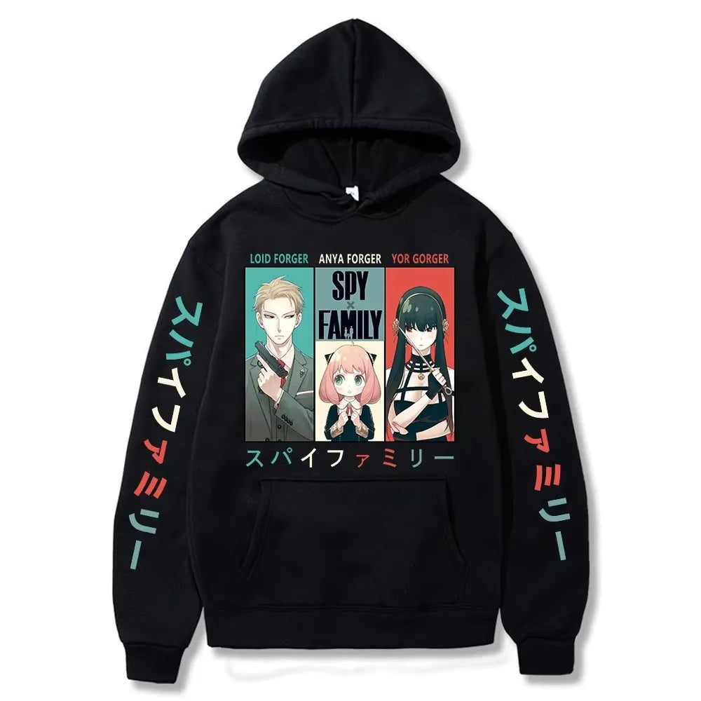 Spy x Family: Hoodie Fashion Hooded Sweatshirts Women Clothes Girls Casual Hoody Anya Forger Pullovers Anime Cartoon Print Tops
