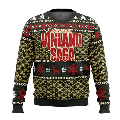 Vinland Saga: Pull de Noël unisexe See You In Valhalla , Sweat à capuche Anime, Sweat-shirt pour couple, Y-Cartoon, Mode masculine
