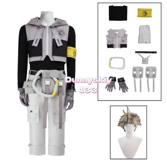 Gachiakuta: Rudo Surebrec Anime Cosplay Costume - Akuta Cleaners Uniform with Hoodie & Gloves, Perfect Props for Halloween
