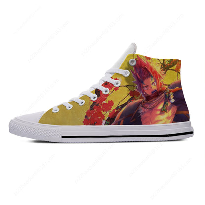 My Hero Academia : Volume 1 Kirishima Eijiro Casual Cloth Shoes High Top Lightweight Breathable 3D Print