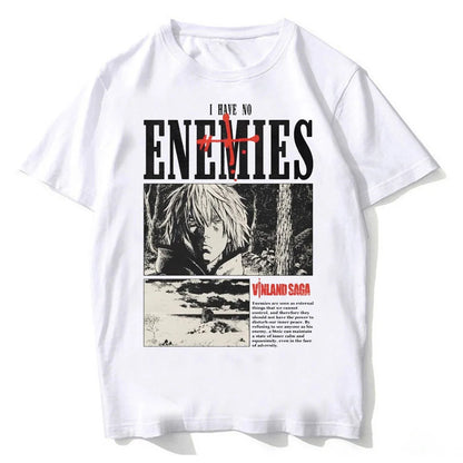 Vinland Saga: Manga Graphic T-shirt Thorfinn  T Shirt Men Women Clothing High Quality Summer 100% Cotton Short Sleeve Tees