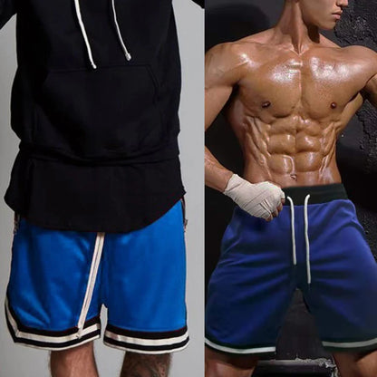 Baki Hanma: Active Athletic Shorts for  Print Breathable Quick Dry Basketball Shorts with Zippered Pockets Gym Fitness