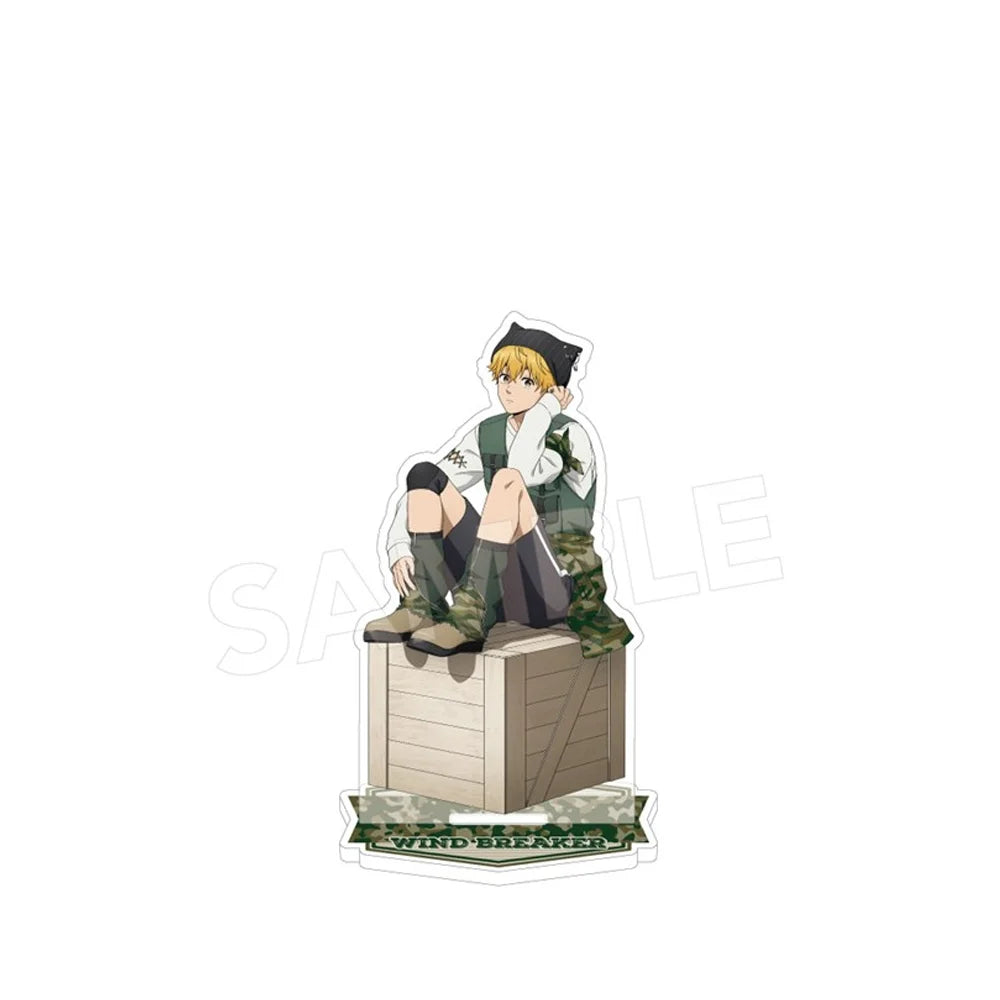 Wind Breaker: Camouflage Ver 15CM Double Sided Acrylic Stand Keychain 2026 New Anime Stand Haruka Sakura Hajime Fans Gift