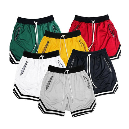 Baki Hanma: Active Athletic Shorts for  Print Breathable Quick Dry Basketball Shorts with Zippered Pockets Gym Fitness