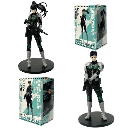 Kaiju No. 8 -  Amine  Figure Kafka Hibino Mina Ashiro Skeleton Creative PVC Model Toys Kids Action Statue Doll Gifts