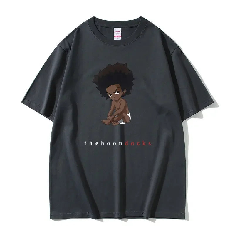 The Boondocks: Graphic Tshirt Funny Men Women Cosplay Rapper The Notorious Big Ready To Die Print T-shirts Biggie Smalls T Shirt