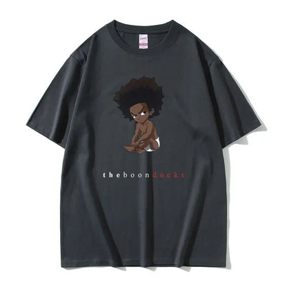 The Boondocks: Graphic Tshirt Funny Men Women Cosplay Rapper The Notorious Big Ready To Die Print T-shirts Biggie Smalls T Shirt