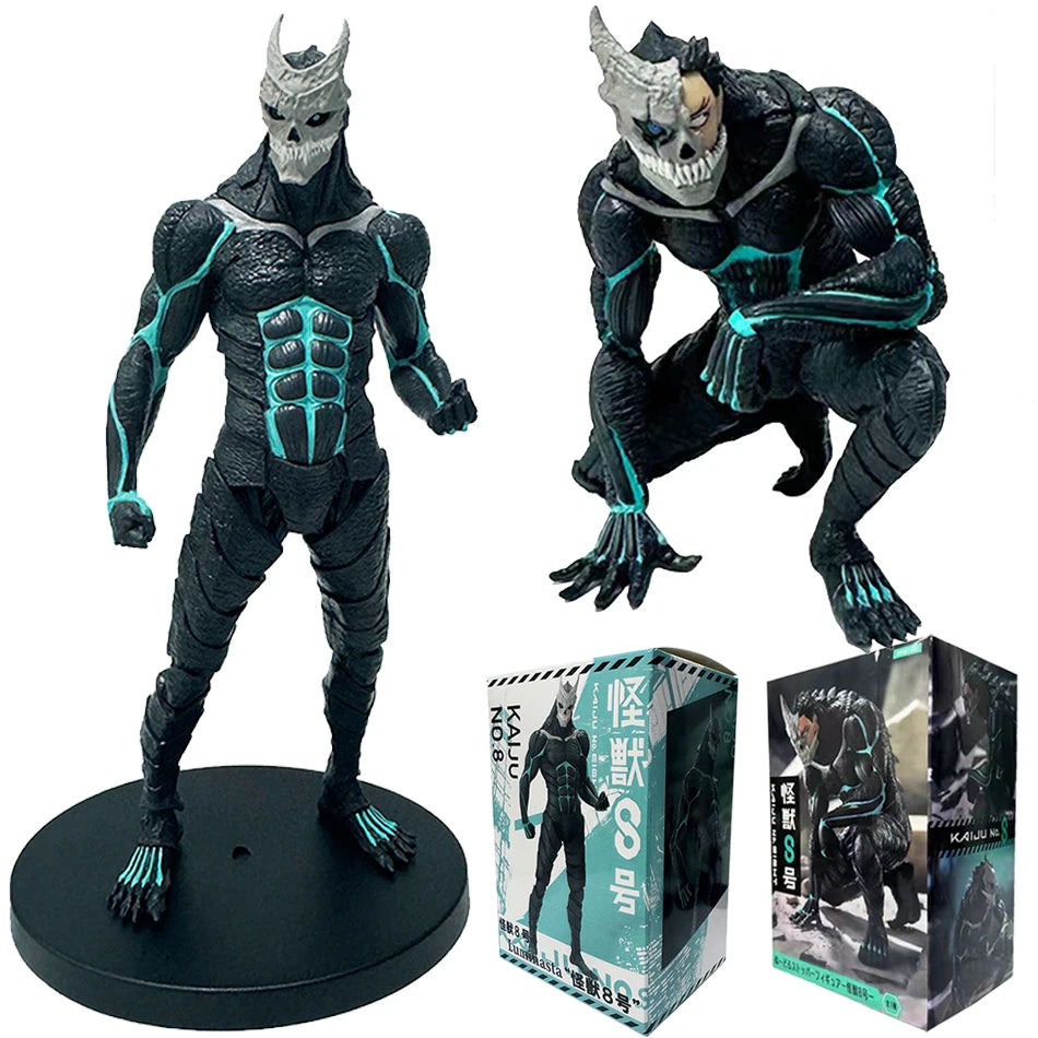 Kaiju No. 8 :  Amine  Figure Kafka Hibino Mina Ashiro Skeleton Creative PVC Model Toys Kids Action Statue Doll Gifts