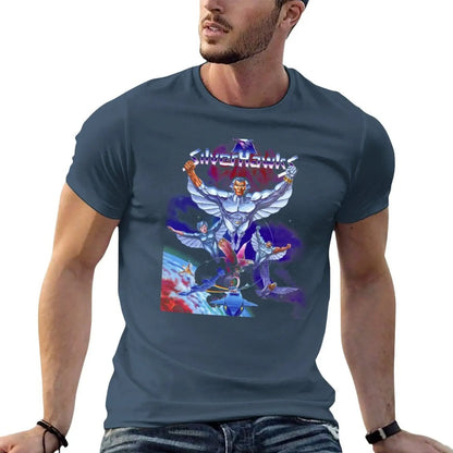 SilverHawks: T-Shirt Classic Graphic Short Sleeve Top
