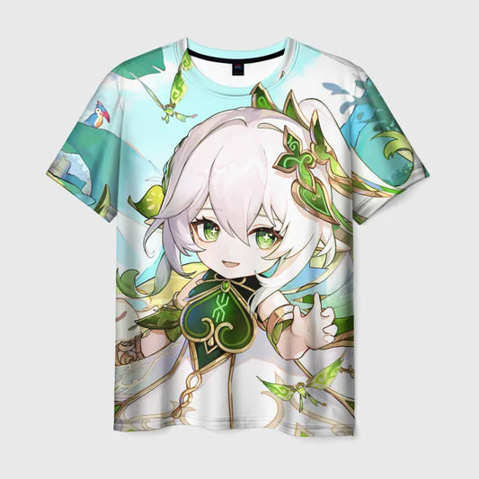 Genshin Impact: 3D Print Men's/Women's T-Shirts Summer Fashion Harajuku Short Sleeve Tee Top Oversized Streetwear