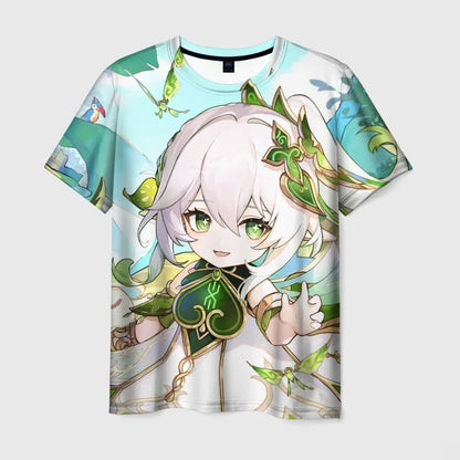 Genshin Impact: 3D Print Men's/Women's T-Shirts Summer Fashion Harajuku Short Sleeve Tee Top Oversized Streetwear