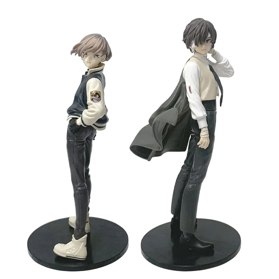Bungo Stray Dogs:  7-22cm Dazai Osamu Noodles Press Figure Japanese Cartoon Figurines Collection Cute Toys