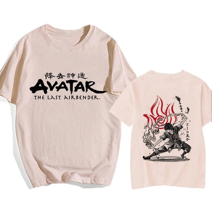 Avatar The Last Airbender: Y2k Shirt Streetwear Appa Yip Casual Tshirt Hip Hop Harajuku Tees Tops Fashion Mange T-shirt Clothes