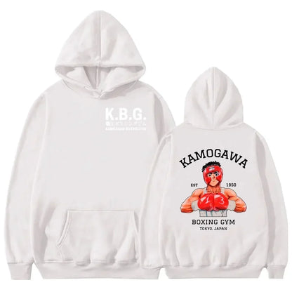 Hajime No Ippo: Kamogawa Boxing Gym Hoodie Women Men Sweatshirt Sport Coat KGB Graphic Clothing Harajuku Streetwear Tops