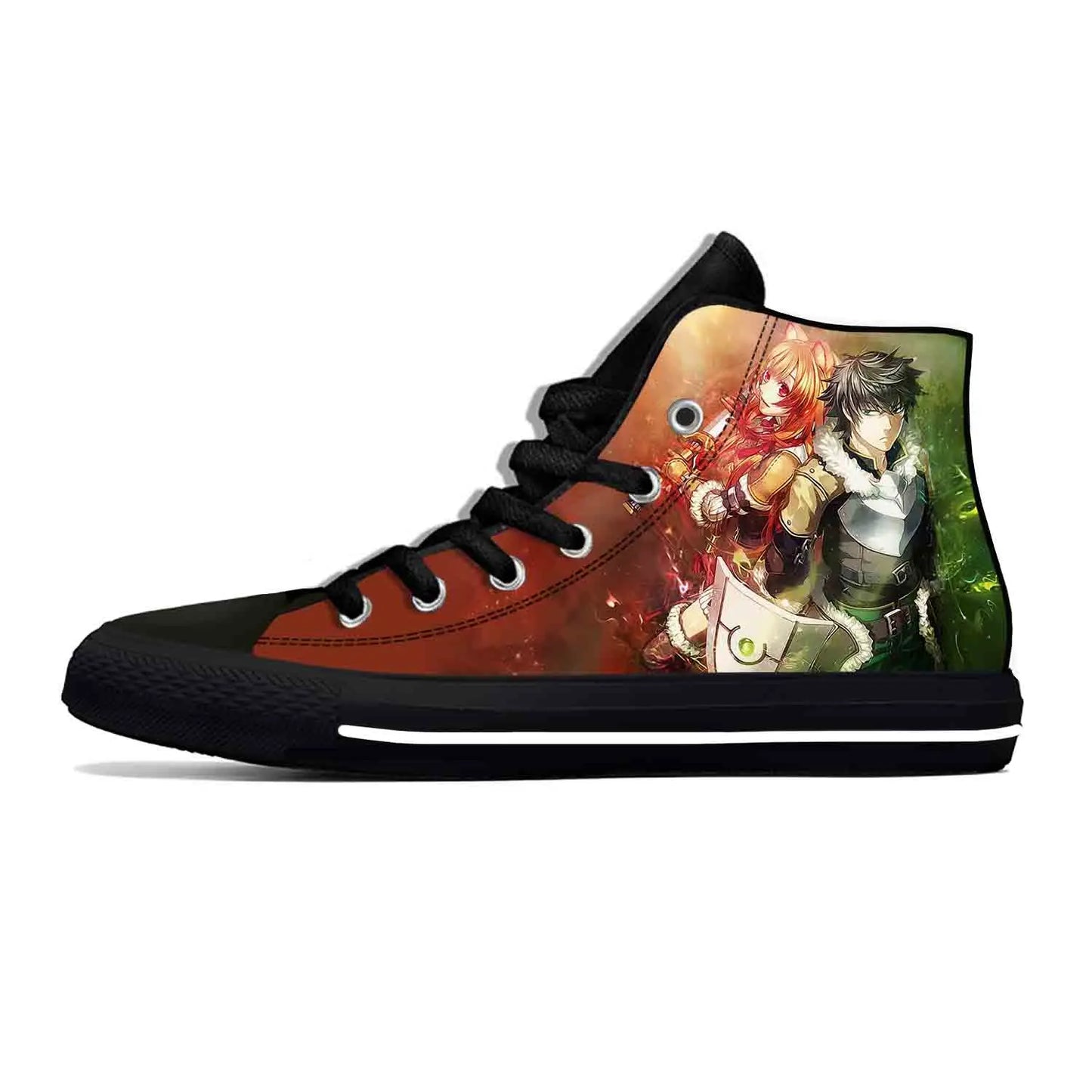 The Rising Of The Shield Hero: Raphtalia Casual Cloth Shoes High Top Lightweight Breathable 3D Print Men Women Sneakers