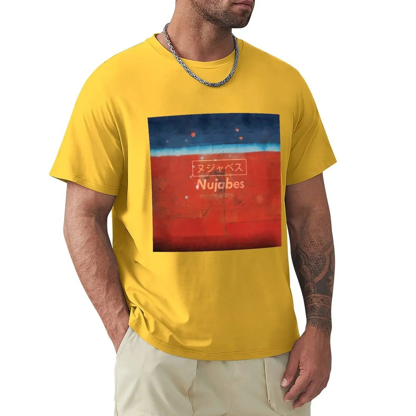 Samurai Champloo: Nujabes Modal Soul ヌジャベス T-Shirt Blouse custom shirt cotton graphic tees compression shirt men
