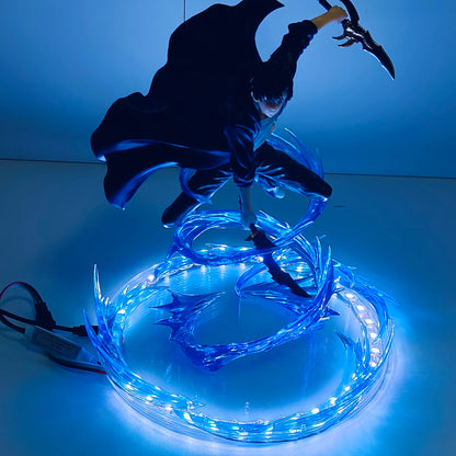 Solo Leveling: Sung Jin Woo Lamp Led Bulb Action Figures Model Figurine Figure & Base & Lamp DIY Decoration Toys