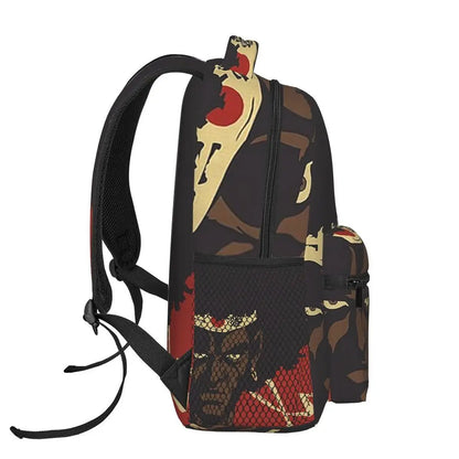 Afro Samurai: Backpack Hot Sale Daypack Large Capacity School Bag Shoulder Bags
