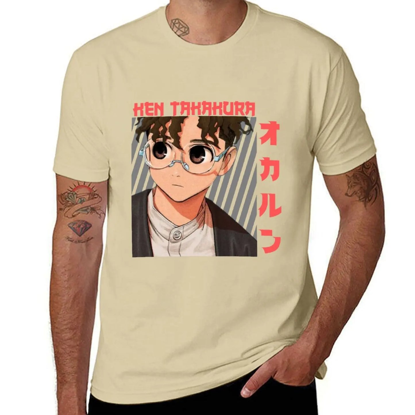 Dandadan: Okarun In Japanese - Ken Takakura T-shirt anime clothes new edition sublime