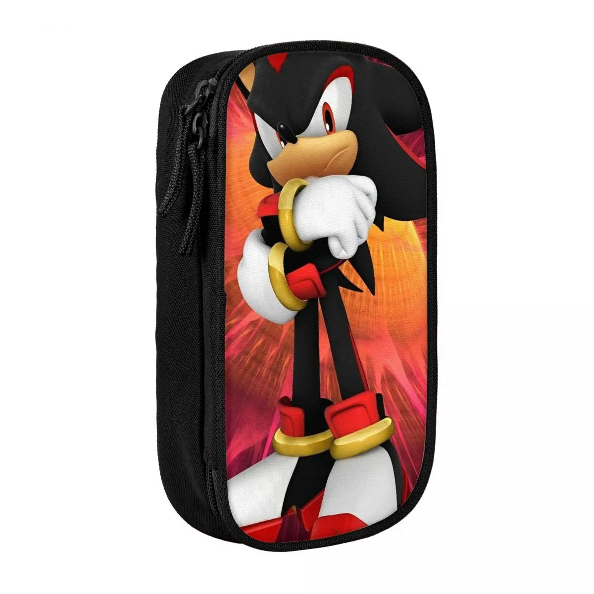 Sonic The Hedgehog: Classic Shadow The Hedgehog Pencil Cases Pencil Pouch Pen for Student Big Capacity Bag Students School Gifts Stationery
