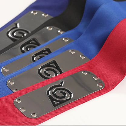 Naruto:  Itachi Sasuke Kakashi Namikaze Minato Sakura Hinata Official Authorization Cosplay Ninja Headband Hairwear