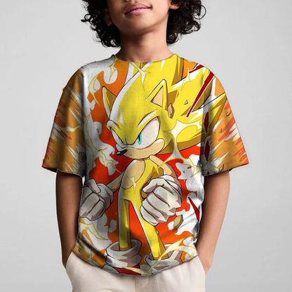 Sonics the Hedgehog: 3D Print Baby Clothing Outdoor Clothes T-Shirt Top Shirts