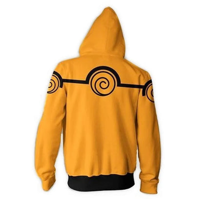 Naruto: Anie Zip Hoodie Jackets Cosplay Clothes Costumes Men Hoodies Sweatshirts Zipper Tops