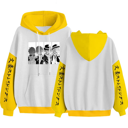 Bungo Stray Dogs:  Nakahara Chuuya Hoodies Women 90s Vintage Cartoon Shirt Spring Autumn Fleece Oversized Sweatshirts