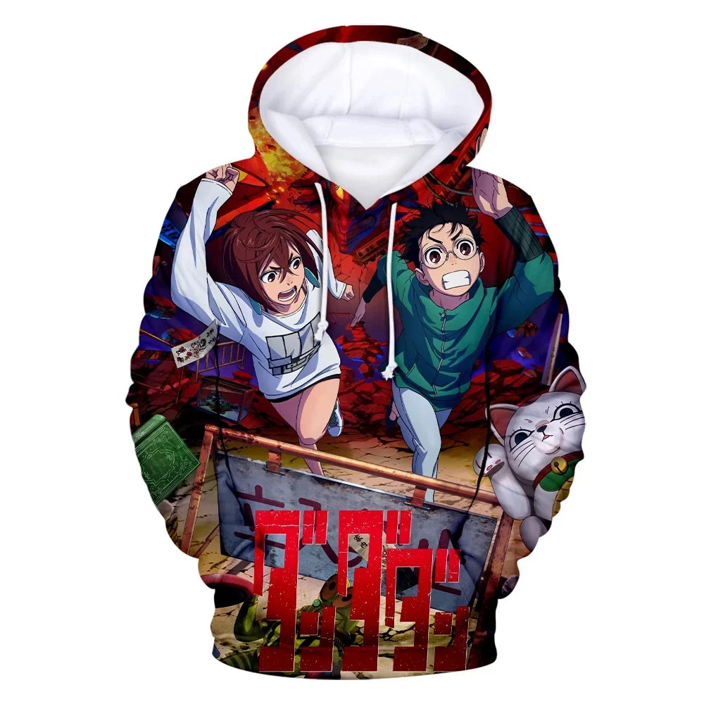 Dandadan: Amazing 3D Print Hoodies  Fashion Streetwear Oversized Sweatshirts Hoodie Pullovers