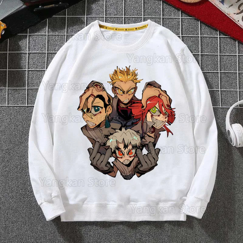 Gachiakuta: Tome Anime Hoodies Sweatshirts Hooded Boys Men/women Classic Cartoon printed Clothes Custom
