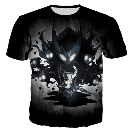 Hollow Knight: 3D Print T-Shirts Men Women Casual Streetwear Oversized Short Sleeve T Shirt Harajuku Male Tees Tops Clothing