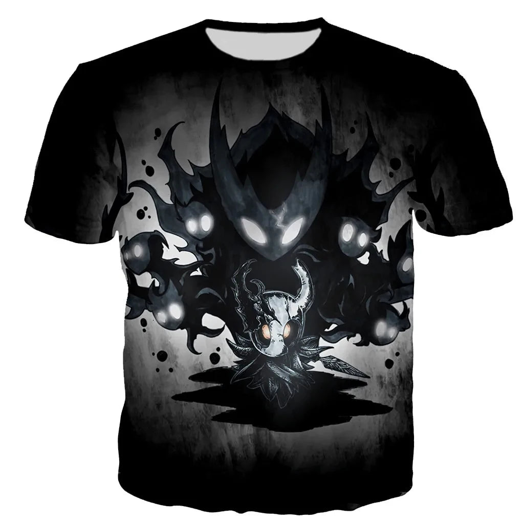 Hollow Knight: 3D Print T-Shirts Men Women Casual Streetwear Oversized Short Sleeve T Shirt Harajuku Male Tees Tops Clothing