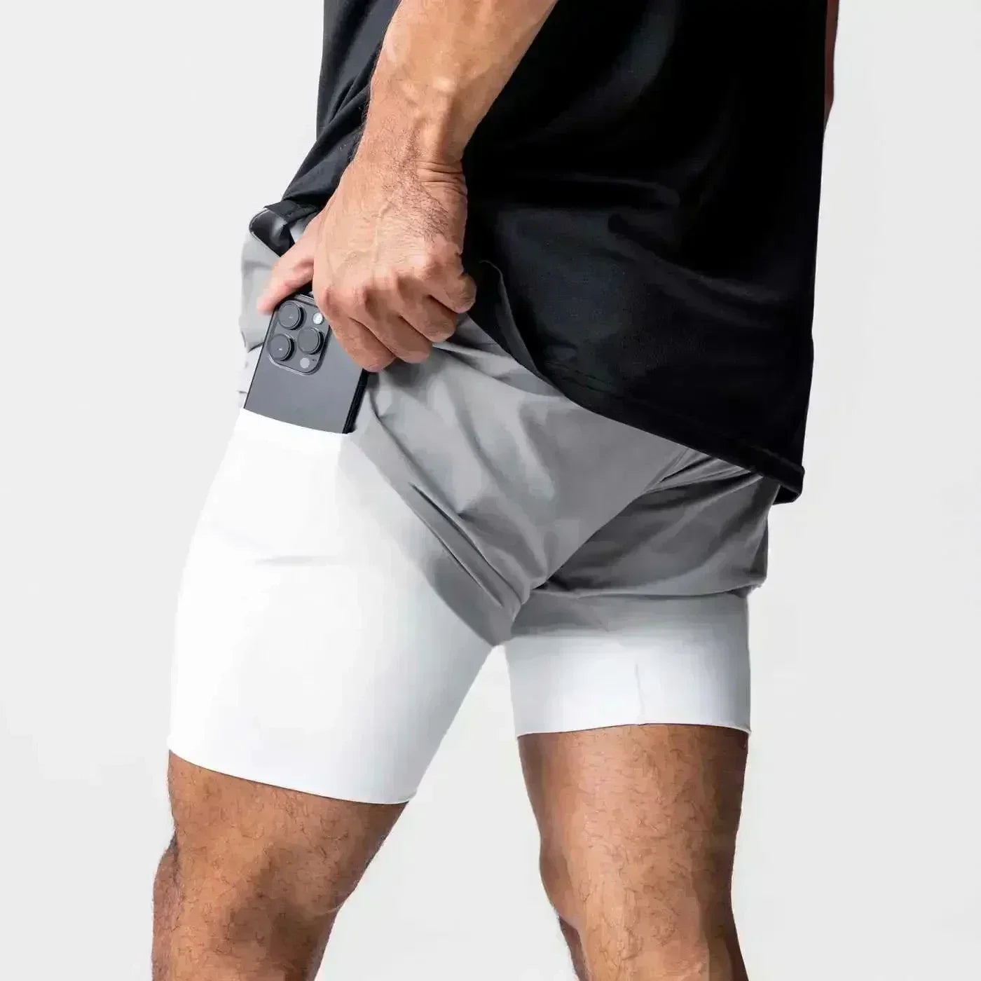 Attack on Titan:  Collection Sport Shorts - Anime Character Print with Adjustable Drawstring & Wing Emblem