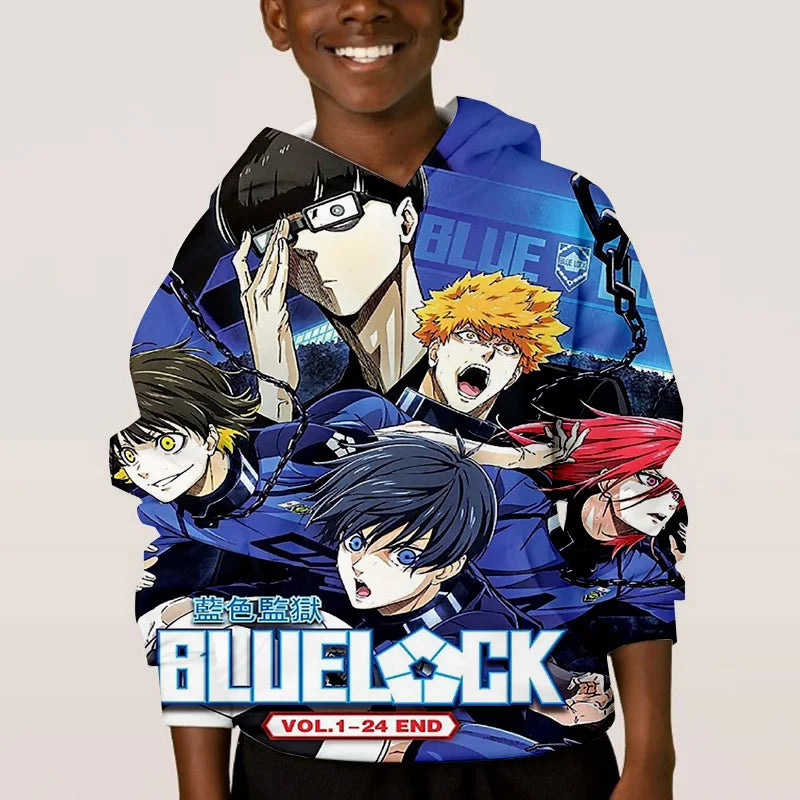 Blue Lock: Men's Sweatshirt Teen Popular Hoodie New Fashion Hoodied Unisex Sports Long Sleeves Y2k Harajuku Manga Hoodies