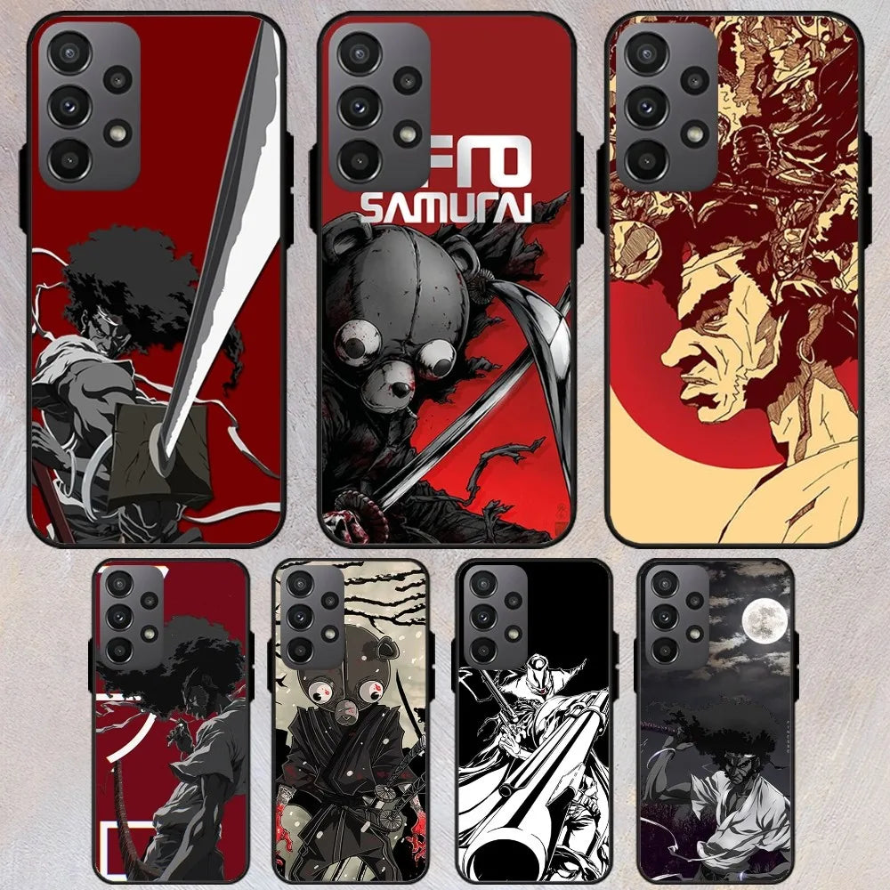 Afro Samurai Phone Case For Samsung Galaxy 21, 20, 10 Plus Lite FE ULTRA Shell