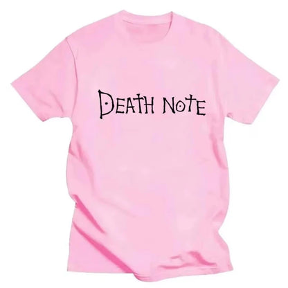 Death Note:Harajuku Anime  Printed T Shirt Trendy T-shirts Fan T-shirt