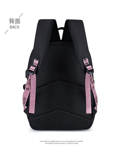 KPop Demon Hunters Fashion Backpack for Boys Girls Anime Cartoon Schoolbag Students Large Capacity Book Stationery Storage Bag