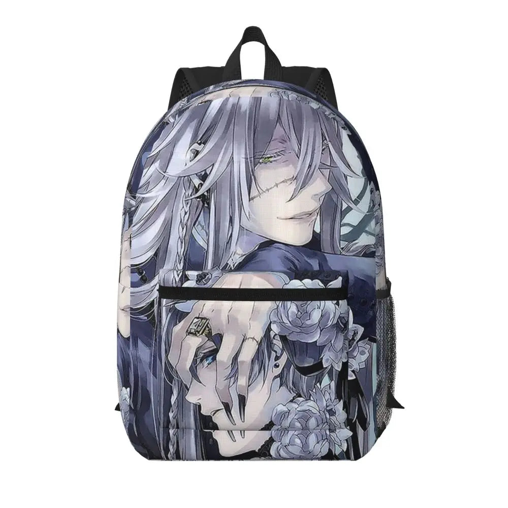 Black Butler: Undertaker Backpack Boys Girls BookBag Children School Bag Laptop Shoulder Bags for Men Women