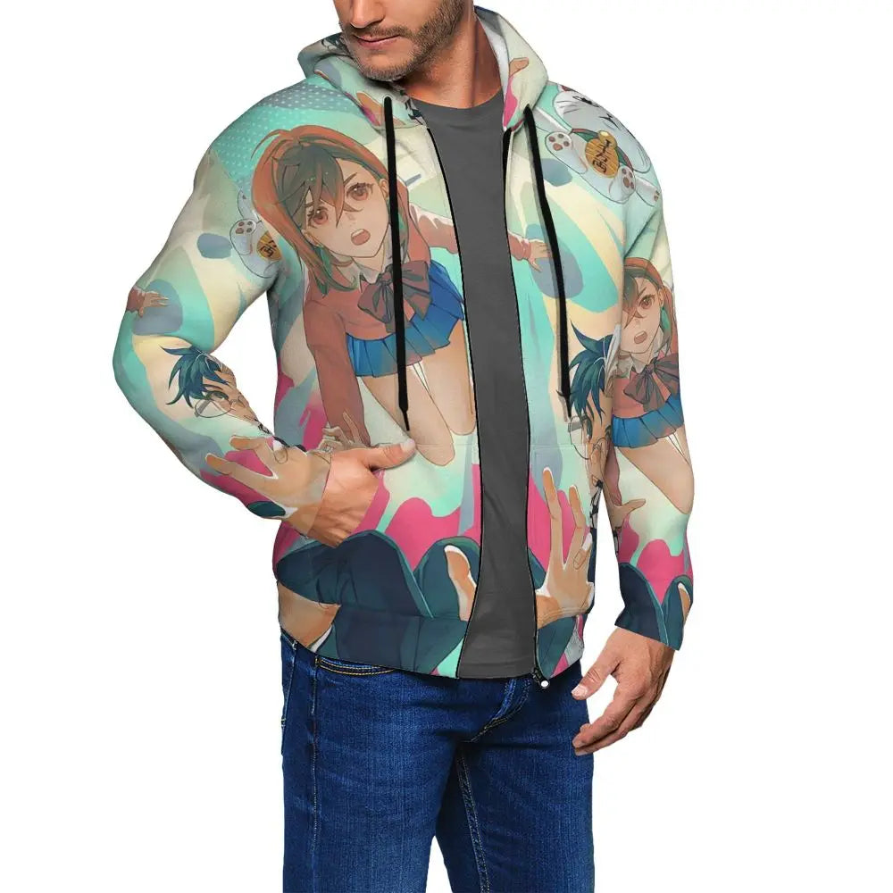 Dandadan: Zipper Hoodies Hip Hop Pullover Autumn Winter Men Women Sweatshirts Long Sleeve Tops