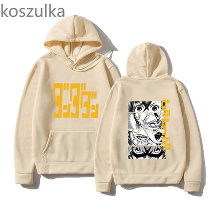 Dandadan: Takakura Ken Aesthetic Hoodie Japanese Anime Long Sleeve Sweatshirt Cartoon Kawaii/Cute Harajuku